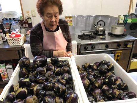 今年最後の丸なす