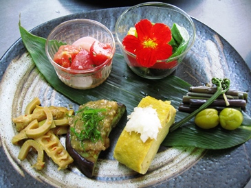 夏野菜の前菜
