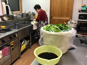お菜漬けの休日