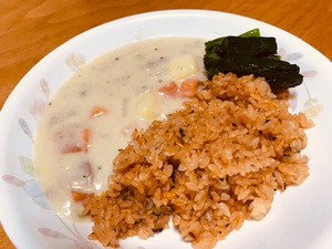 朝から贅沢？