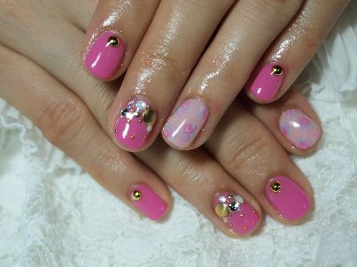 ピンクインパクトnail