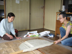 蕎麦打ち上達？