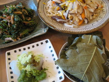 柏餅－小さな和み料理教室25回－