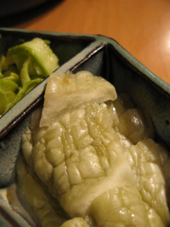 母の漬物