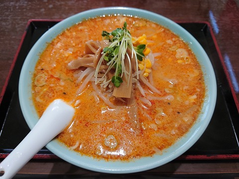 永楽　辛みそラーメン+餃子