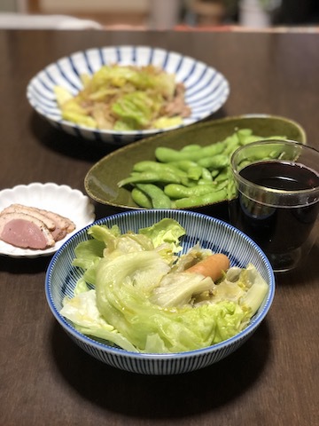 レンジで簡単丸ごとレタス蒸し♪早い!うまい!食物繊維いっぱい!