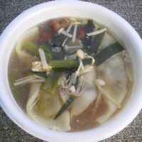 餃子スープ他／劇団、唐組長野公演飲食ブース／長野市城山公園