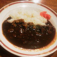 スパイシーブラックカレー８５０円／珈琲専科ブラジル