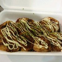 でん道のたこ焼き／クーポン券で２００円／リンナイ・プレミアムエコファスタ会場
