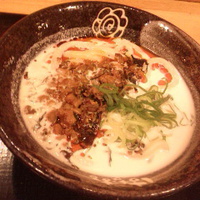 濃厚豆乳坦々うどん５８０円／はなまるうどん長野大豆島店