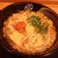 明太生姜玉子あんかけうどん中盛り５５０円／はなまるうどん