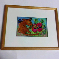 お花が大好き／３枚目の絵画購入／小山利枝子さん