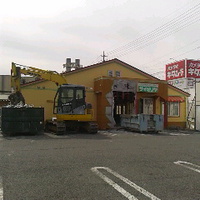 サイゼリア長野稲里店／解体工事現場／１８年３月１８日午後２時頃
