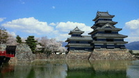 昨日の松本城