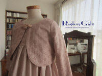 【オーダー】入園式のドレス、刺繍生地で作るセットアップ。