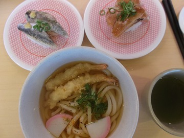 カッパの天ぷらうどん