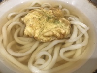 抹茶塩のとり天@うどん天目 麺天