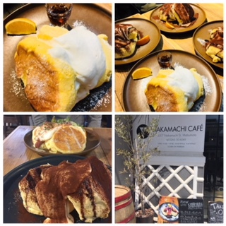ナカマチカフェ（松本市）でパンケーキランチ！＆ジェラテリアチャオでジェラート！☆ボランティアのはなちゃん感想☆