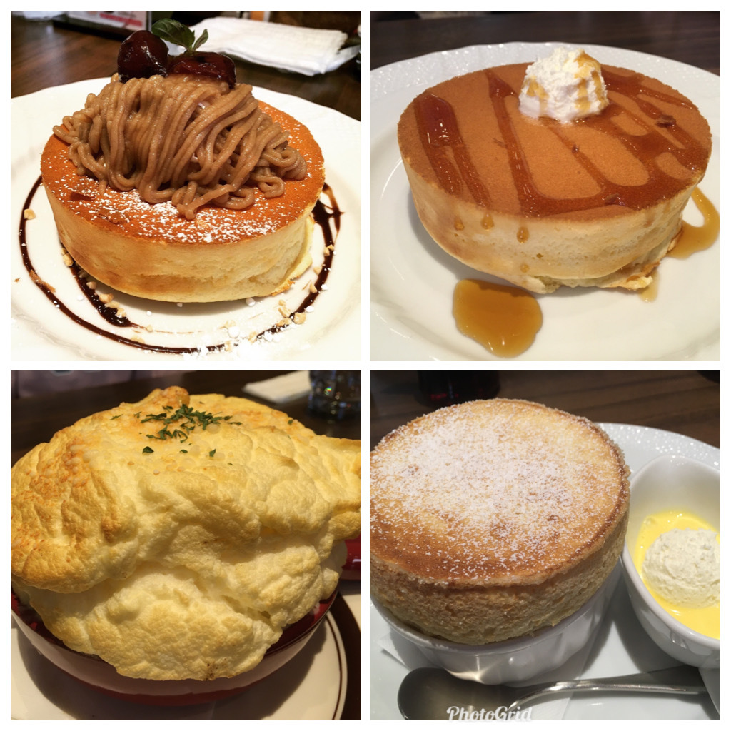星乃珈琲店 イオンモール松本店でスフレパンケーキ❗️✨ボランティア感想 !(^^)!