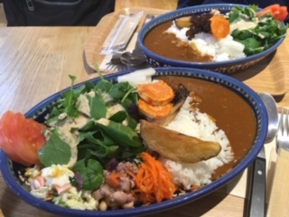 GREEN HOUSE（長野駅前）で野菜たっぷりカレー！