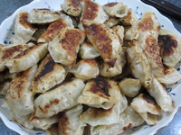 餃子をたっぷりと食べる。･･･・・「餃子の王将」じゃないけれど。