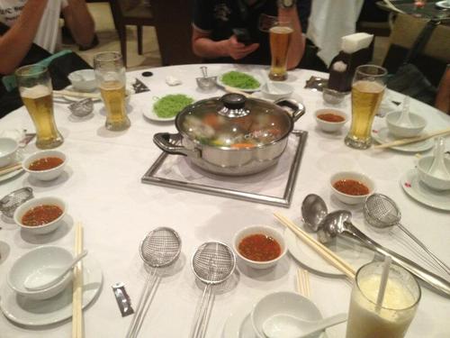 寺院とタイスキ