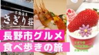【長野市グルメ食べ歩きの旅】さぎり荘・炉端zan・お菓子日和Youtube動画アップ完了！