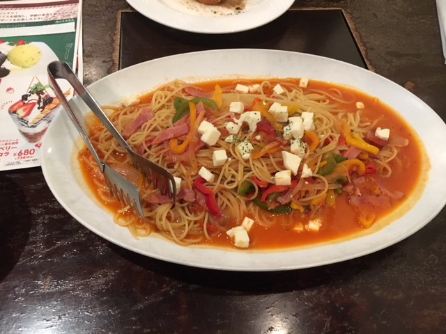 洋麺亭のパスタ