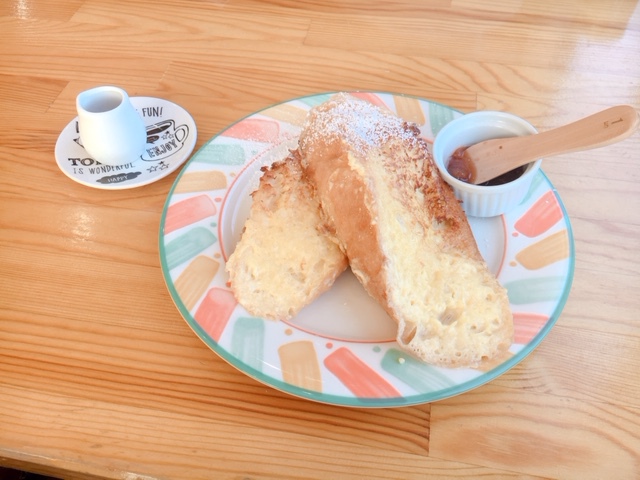カフェドゥパンペルデュのフレンチトースト