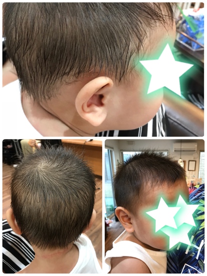 息子の”サマーカット✂︎”＆娘の”初シャンプー体験”＾＾♪