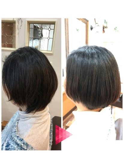 えり足が気になるんデス・・・＾＾；