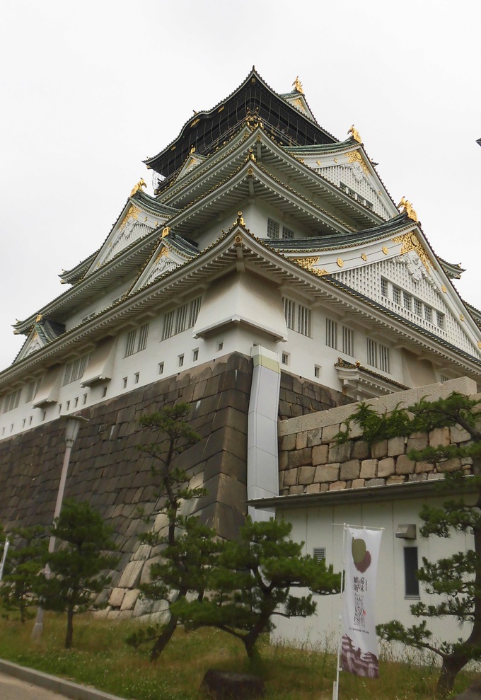 大阪城はすでに