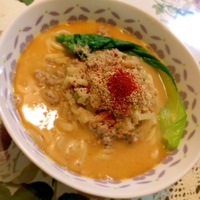 ピーナッツバターでタンタン麺
