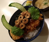 真田丼は六文銭カツ丼＠キッチン・喫茶 樹