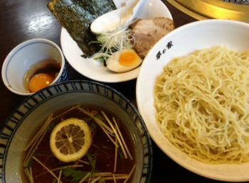 真田丸地鶏つけ麺＆卵かけご飯＠夢の家