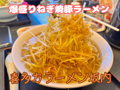 【喜多方ラーメン坂内】爆盛りねぎ焼豚ラーメンがネギマウンテンだった！