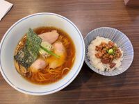 らぁ麺 麦一粒 ～ 醤油らぁ麺、佃煮ごはん