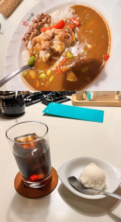 【元祖納豆カレー】 カレーショップ山小屋