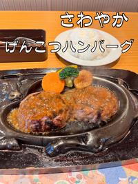 【炭焼き さわやか】 浜松西インター店 げんこつハンバーグ