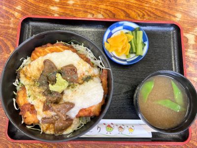 「ハイブリッ丼」～ どんぶりや 風とり