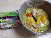 グリーンカレーヌードル