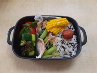 豚肉と小松菜炒め弁当