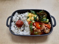 完熟ピーマンと豚肉の炒め