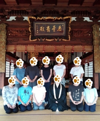 ✿*:･ﾟ7月28日　お寺ヨガご参加ありがとうございました✿*:･ﾟ
