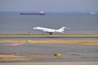 ３月２４日　羽田空港にて　ビジネスジェット編