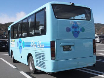 岡谷に帰省して　シルキーバス