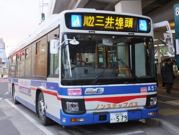 【続報】川崎鶴見臨港バスの新型ブルーリボンハイブリッド⑤