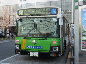 【続報】都営バス　新型エルガ運行開始　Ｃ代車①