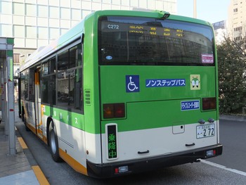【続報】都営バス　新型エルガ運行開始　Ｃ代車①