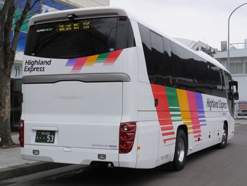 諏訪・岡谷線　中央高速バス２月９日
